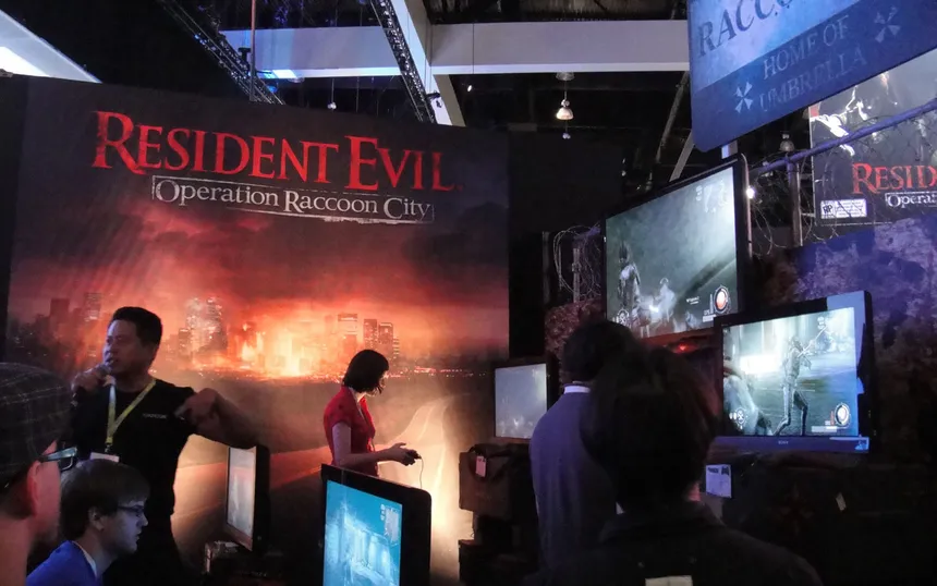 The Resident Evil booth at E3 2011